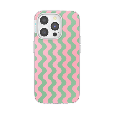 Wavy Flamingo — iPhone 15 Pro MagSafe Case